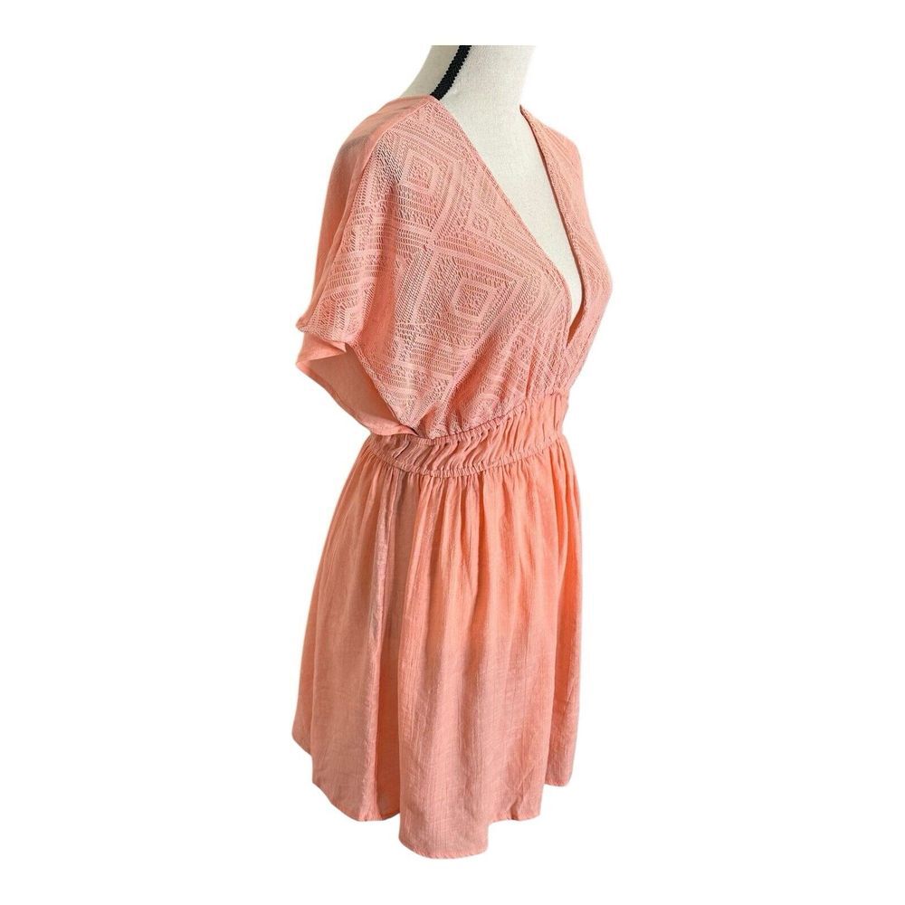 Miken Junior's Tie Back Mini Dress Swimsuit Salmon Size Medium‎ - Picture 4 of 16